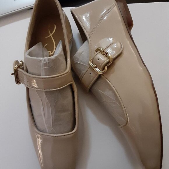 Michaela Mary Jane Flat - WONR ONCE - SIZE 6 - Color: CHAI PATENT - Picture 1 of 4